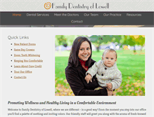 Tablet Screenshot of familydentistryoflowell.com